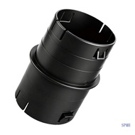 SUP 4Inch Black PVC  Connector Aquarium Tube Joint Plumbing Connection Adapter