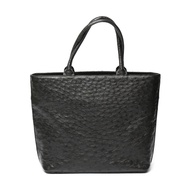 鴕鳥皮手提包（Full Point）

鴕鳥皮，黑色 [二手]