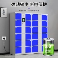 Electronic bag storage cabinet, shopping mall storage cabinet, fingerprint barcode scanning, facial 