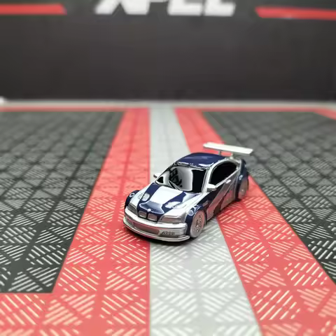 Die-cast 1:87 Scale BMW M3 GTR E46 Need For Speed ​​simulation Alloy Keychain Kit