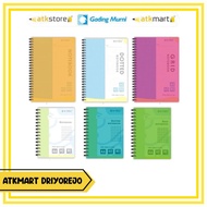V-TEC SPIRAL NOTEBOOK A5 A6 SQUARE DOTS - DOTTED, GRID, LINE NOTEBOOK - NOTEBOOK