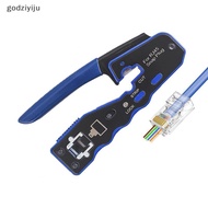 godziyiju RJ45 Crimp Tool Kit Pass Through Ethernet Crimper And Tester For Cat5e Cat6 Cat6a 8P8C Wir