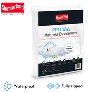 Slumberland Waterproof PRO Max Zippered Mattress Encasement Protector-4 Size