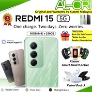 Redmi 15 5G 16GB*(8+8GB)+256GB |144Hz Refresh rate/6.9"display/7000mAh Battery/5G Smartphone/MY Set