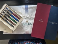 Rolex x Caran d'Ache Pen Set (5 pens) with bag and booklet 原子筆連袋和書