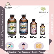 Sunno Cuties Premium Oils - Avocado Oil/Walnut Oil/Flaxseed Oil/All Natural Baby Blend Oil