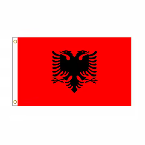 90x150cm Republic of Albania National Flag ALB AL National Flag Albania National Flag