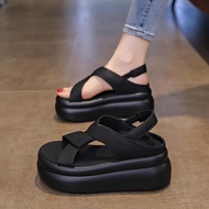 6CM HIGH-SOLE SANDAL, GENUINE LEATHER, PREMIUM TYPE XXI TT II