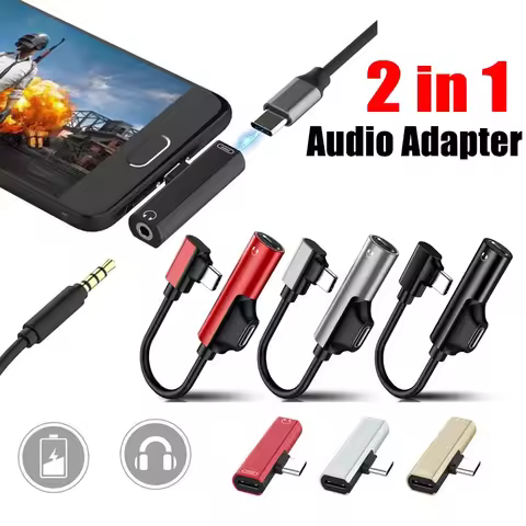 Type C To 3.5mm Jack Earphone Charging Converter USB-C Audio Adapter for Xiaomi Huawei Charge for Sa