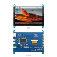 17cm Raspberry Pi HDMI Display USB Capacitive Touch Display Device for Raspberry Pi 3B+/ 4B
