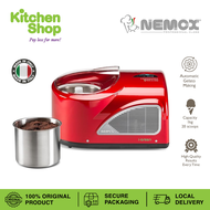 Nemox Gelato NXT1 LAUTOMATICA i-Green (Red) - Gelato Yogurt Sorbet Slushy Maker