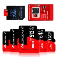 Micro TF SD Card 512GB 256GB 128GB 64GB 32GB 16GB Memory Card Flash Class 10 Mini SD TF Card With Ad