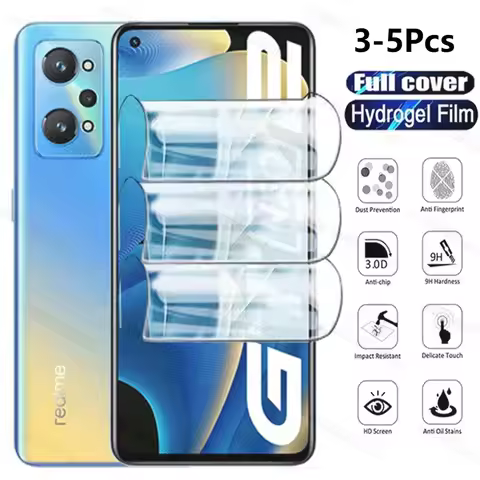 3-5Pcs Hydrogel Film For Realme GT Neo 3T 5 2T 2 3 Screen Protector For Realme GT5 GT 2 Pro Screen P