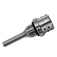 1Pcs Motorcycle Engine Oil Dipstick CNC Aluminum Alloy Style Hexagon Plum Blossom Oil Dipstick Motor