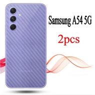 2pcs Samsung A54 A34 5G Carbon Fiber Back Film for Samsung Galaxy S23 Plus UltraS22 S21 S20 Plus Ultra FE 5G A03 A04 A04E A04S A14  A52 A53 A72 A73 5G Carbon Fiber Protective Film