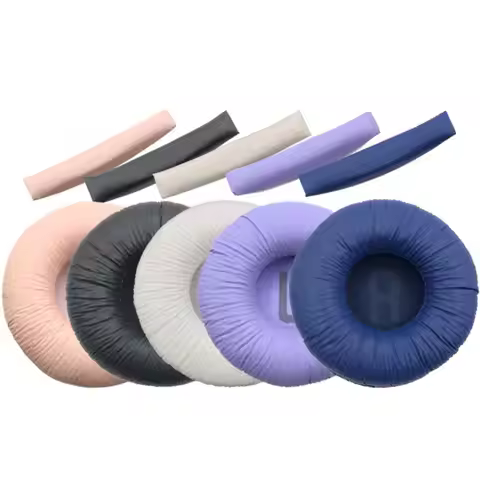 Replacement Headset Ear Pads Comfortable Soft Headband Foam Ear Cushions for JBL T520BT T510BT T500B