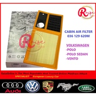 VOLKSWAGEN POLO POLO SEDAN VENTO AIR FILTER ( 036 129 620M )