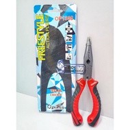 OPASS Fishing plier OP1308 7" Freestyle Action Plier Split Ring Plier with cutter Split ring opener