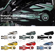 For ZONTES 368G 368G Motorcycle Accessories Chain Edge Cover Protection Sticker 3D Epoxy Resin Prote