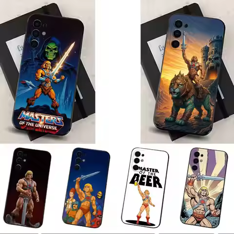 H-He M-ManS phone Case For Samsung S25,24,21,22,23,30,Ultra,20,Plus,Fe,Lite,Note Black Soft Cover