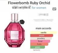 (ใหม่ล่าสุด) รวมกลิ่น V&R Flowerbomb EDP 100ml กล่องซีล