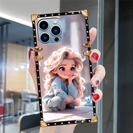 Casing Vivo V60 Lite 5G V50 V40 V30 V30e V29 V29e V27 V27e V25 V23 V23e V21 V20 Cute Cartoon Princes