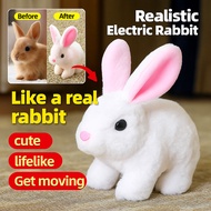【AI Interactive Companion】Simulated Doll Realistic Rabbit Plush Toy Skin-friendly Fleece AI Pet For 