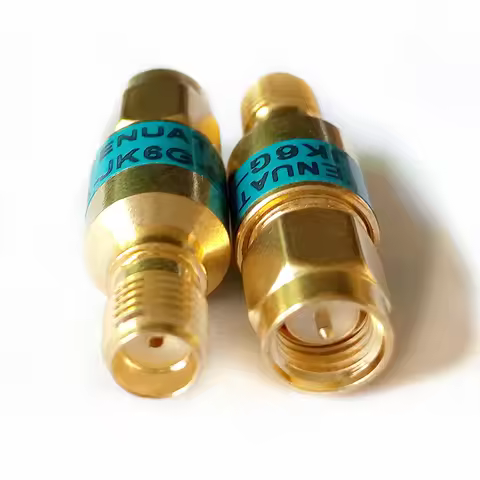 1PCS 2W DC-6GHz SMA Male to SMA Female Coaxial RF Attenuator, 1/2/3/5/6/10/15/30db Attenuator, SMA F