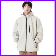 Thick Fleece-Lined Windbreaker, Super Convenient Waterproof, Windproof 3-Zip Jacket - AL001