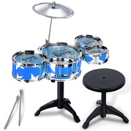[COD] Large Children's Simulation Drum Kit Toy Drum Music Drum Set Set Percussion Instrument Toys Stall