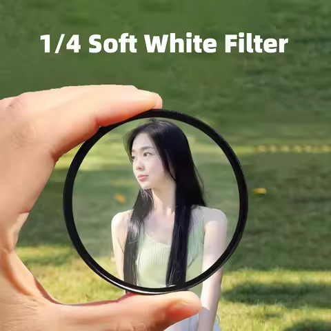 1/4 Soft White Diffusion Filter Mist Dreamy Cinematic Effect Filter Ultra Slim for 49mm 52 55 58 62 