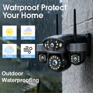 (SUPER SHARP 56MP) YOOSEE WIFI Camera 4 eyes 4 frames High Quality 56MP resolution, 360 Degree Rotat