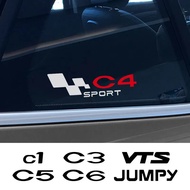 2PCS Car Door Side Sticker Accessories For Citroen C1 C2 C3 C4 C4L C5 C6 C8 C-ELYSEE VTS Xsara C-Cro