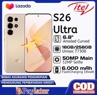 ITEL S26 ULTRA RAM 16+256 AMOLED.144Hz 6000MAH.IP 65 Waterproof Gorilla Glass.ORIGINAL GARANSI RESMI