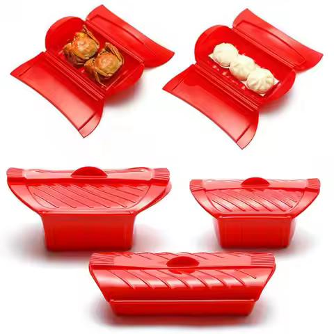 Professional Fish Steamer Silicone Steamer Microwave Food Grade Bisphenol A Free Silicone Steamer Bo