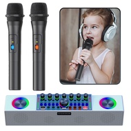 USB Bluetooth Karaoke Amplifier Sound Card with Microphone for Karaoke livestream