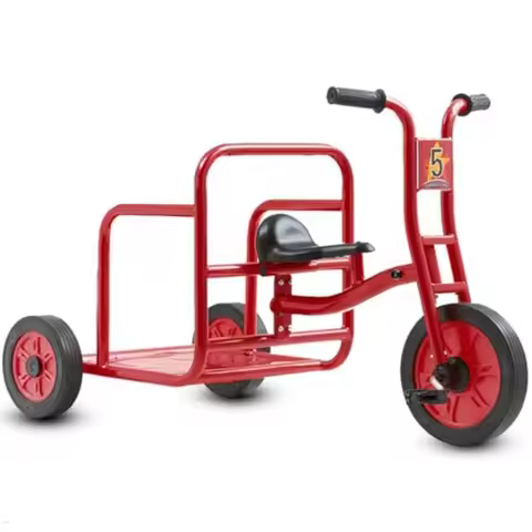 Tricycle for Toddler Ages 3+ Preschool Trike Bike with Non-Slip Pedal and Airless Rubber Wheels Outd