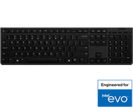 Lenovo - Lenovo Professional Wireless Rechargeable Keyboard -US English