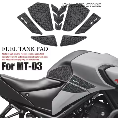 For MT03 MT 03 mt 03 mt03 Motorcycle Accessories Fuel Tank Pad Protector Sticker Side Anti Slip