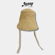 Mũ Len Cói Vành Cụp Style Nhât Bản Vành Rộng 19cm Che Nắng Kèm Dây Quai Xinh Xắn JMC18 Jussy Officia