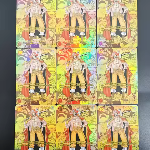 DIY ONE PIECE CARD Japanese GOLD Roger OP09-118 SEC Gold Manga Alt ART Collection Opcg Anime Cards