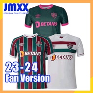 shot goods JMXX Top Quality 23-24 Fluminense Jersey Home Away Third Pre Match Soccer Football Men Shirt Jersi T-shirt Sports Loose 2023 2024 Fans Version