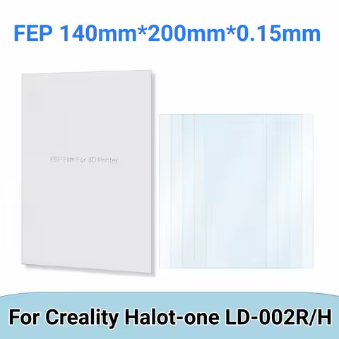 5Pcs FEP Film Release Films 200x140x0.15mm For Creality Halot-one/LD-002R/LD-002H LCD SLA DLP 3D Pri
