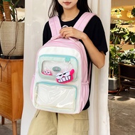 Japanese Style Ita Bag Cartoon Ita Backpack Large Capacity Student School Bag Lightweight Badge Doll