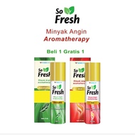 So Fresh Wind Oil 10ml Aromatherapy (Banded 1 Get 1 Free) - Helps Relieve Colds