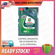 CASTROL MAGNATEC 0W-20 ENGINE OIL (FULL SYNTHETIC) (3.5L) (BEZZA, AXIA, ARUZ, MYVI D20N)