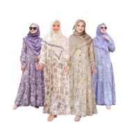 New ATTIN ZUNAIRA DRESS GAMIS MUSLIMAH GAMIS MOTIF