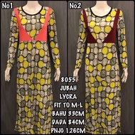 8055 Long dress lycra