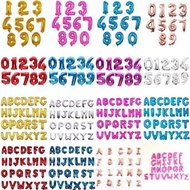 NUMBERS Foil Balloon Letters 40 cm Birthday Star 1234567890 Party Supplies Balloon Happy Birthday - 