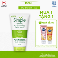 Sữa rửa mặt Simple sạch sâu hiệu quả - cho da thường 150ml [CHÍNH HÃNG ĐỘC QUYỀN] [DIỆN MẠO MỚI]